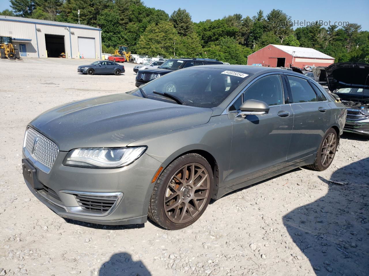 2017 Lincoln Mkz Reserve Gray vin: 3LN6L5FC8HR623406