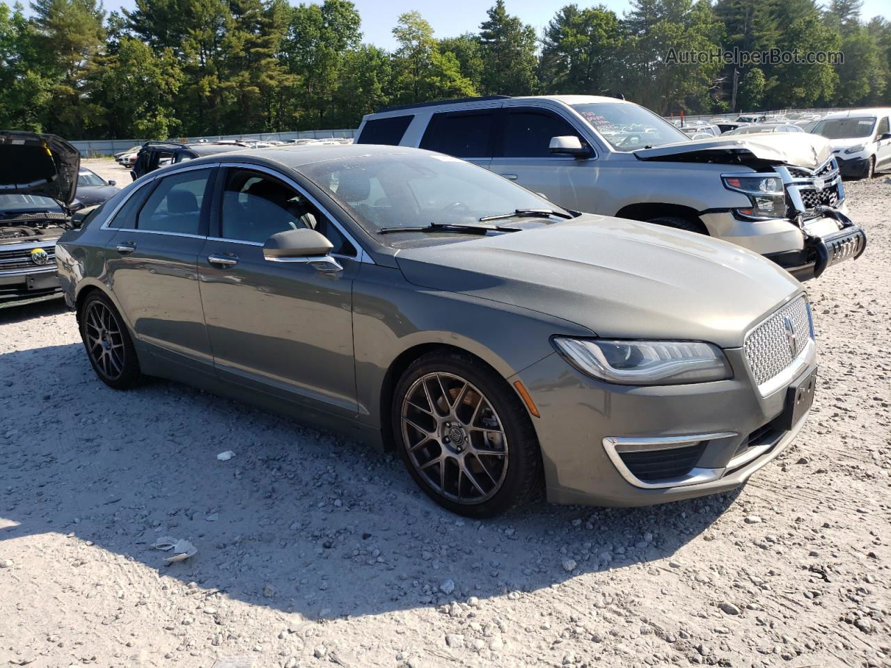 2017 Lincoln Mkz Reserve Gray vin: 3LN6L5FC8HR623406