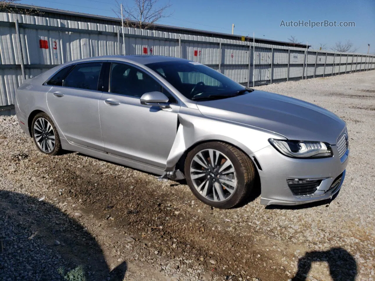 2017 Lincoln Mkz Reserve Silver vin: 3LN6L5FC8HR623597