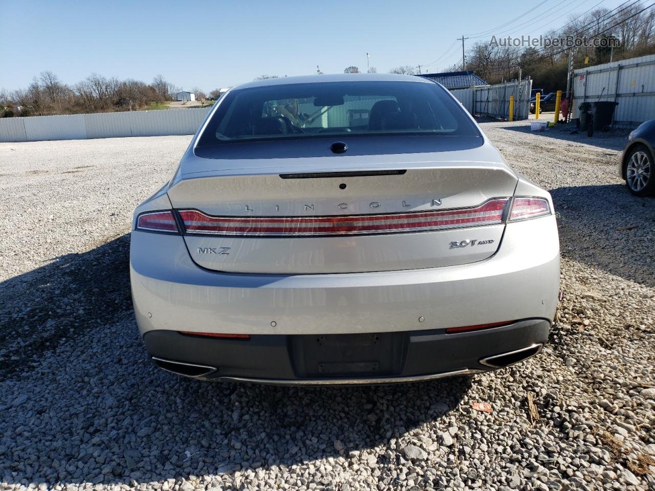 2017 Lincoln Mkz Reserve Silver vin: 3LN6L5FC8HR623597