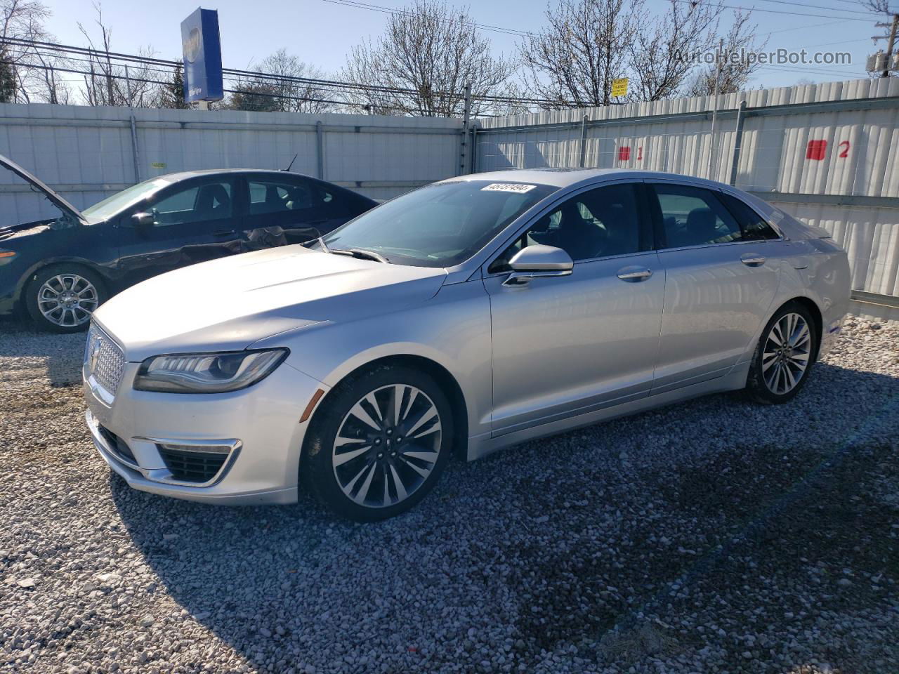 2017 Lincoln Mkz Reserve Silver vin: 3LN6L5FC8HR623597