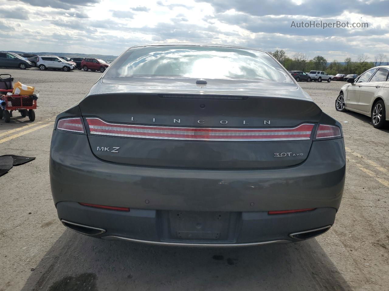 2017 Lincoln Mkz Reserve Серый vin: 3LN6L5FC8HR638553