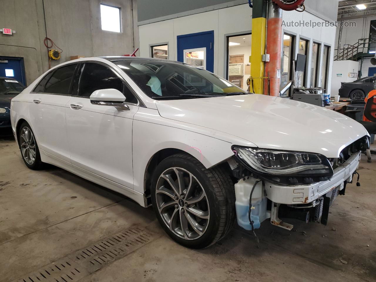 2017 Lincoln Mkz Reserve White vin: 3LN6L5FC9HR623673