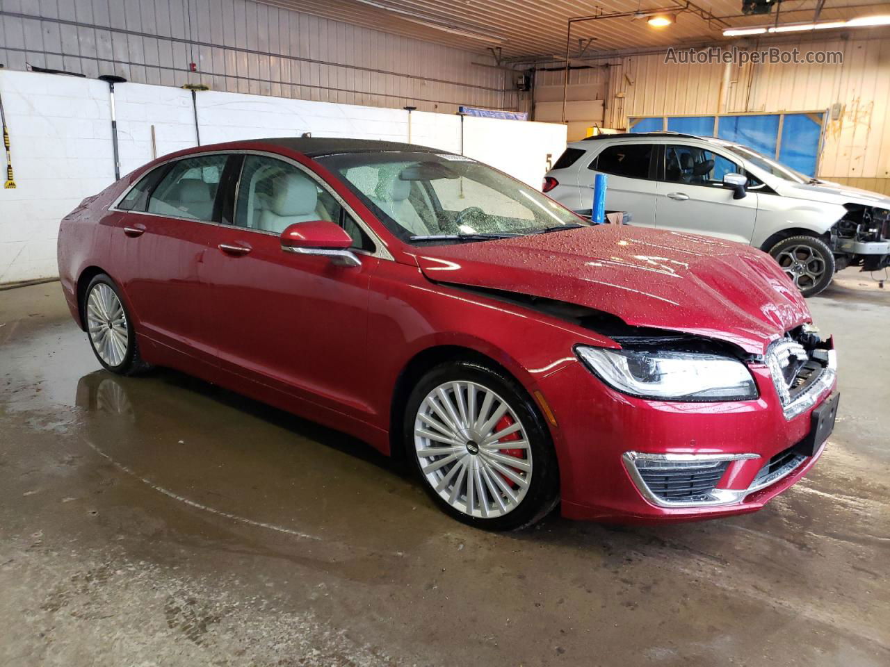 2017 Lincoln Mkz Reserve Red vin: 3LN6L5FCXHR614349