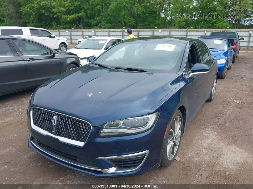 2017 Lincoln Mkz Reserve Синий vin: 3LN6L5FCXHR659601