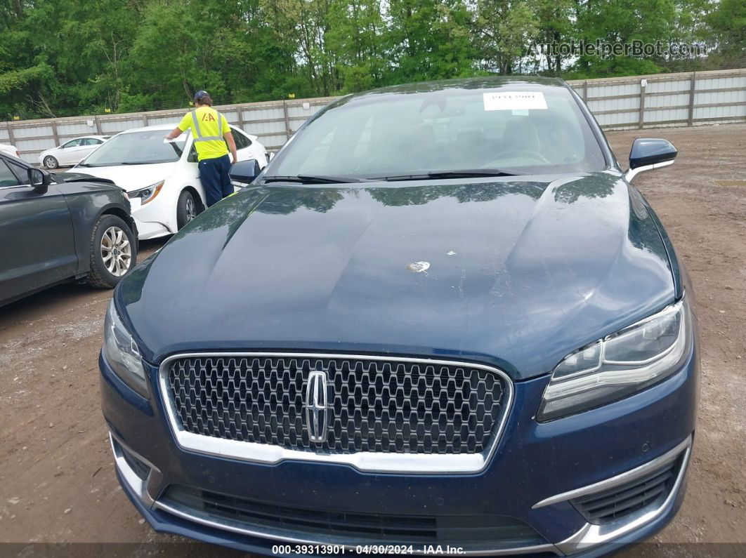 2017 Lincoln Mkz Reserve Blue vin: 3LN6L5FCXHR659601