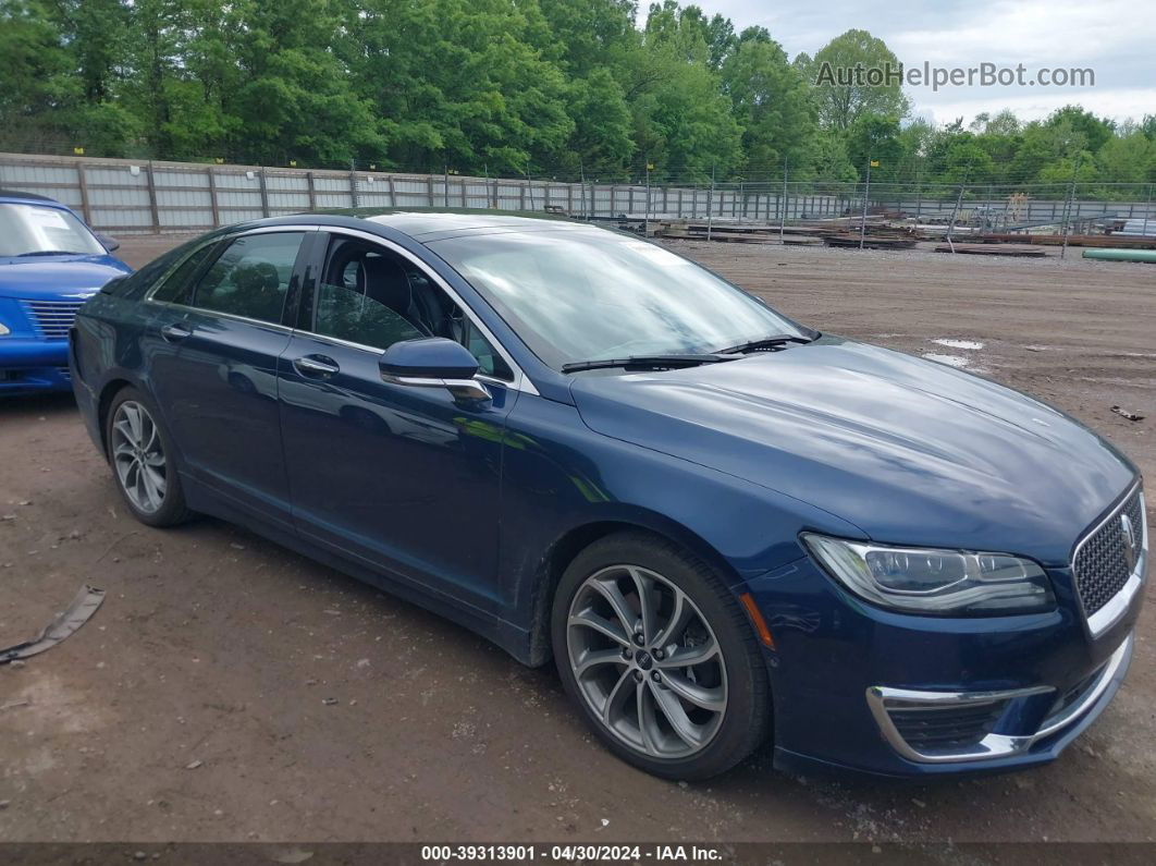 2017 Lincoln Mkz Reserve Синий vin: 3LN6L5FCXHR659601