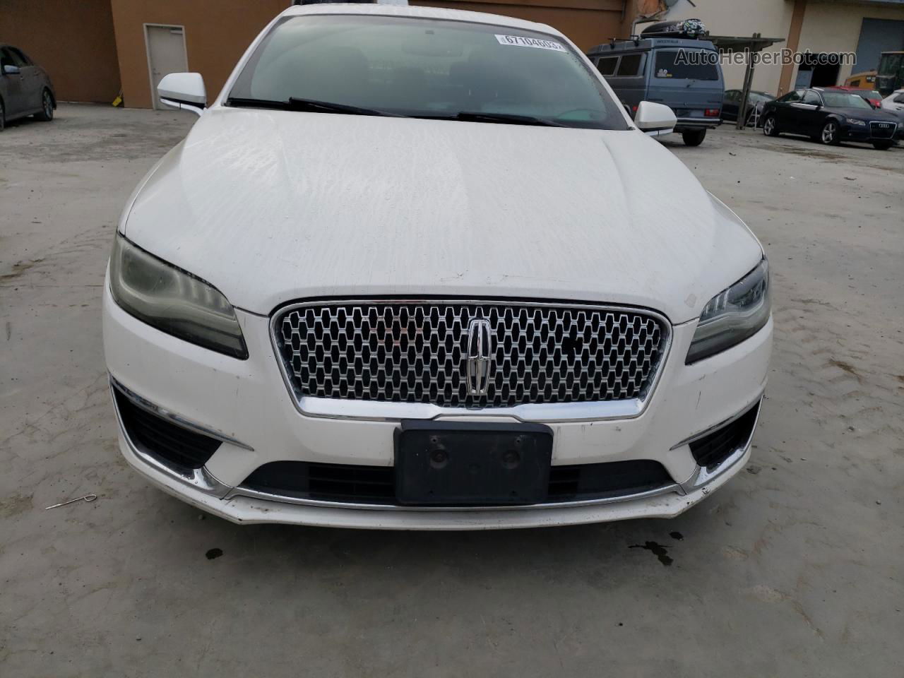 2017 Lincoln Mkz Hybrid Premiere White vin: 3LN6L5KU5HR624060