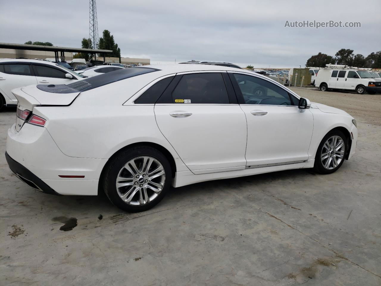 2017 Lincoln Mkz Hybrid Premiere White vin: 3LN6L5KU5HR624060