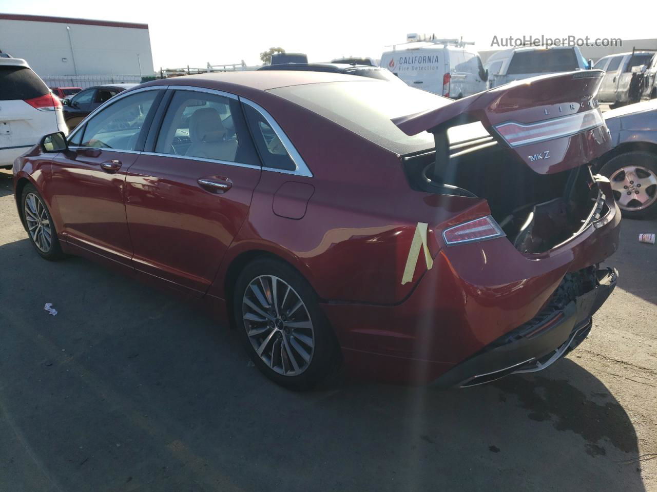 2017 Lincoln Mkz Hybrid Premiere Red vin: 3LN6L5KU9HR613899