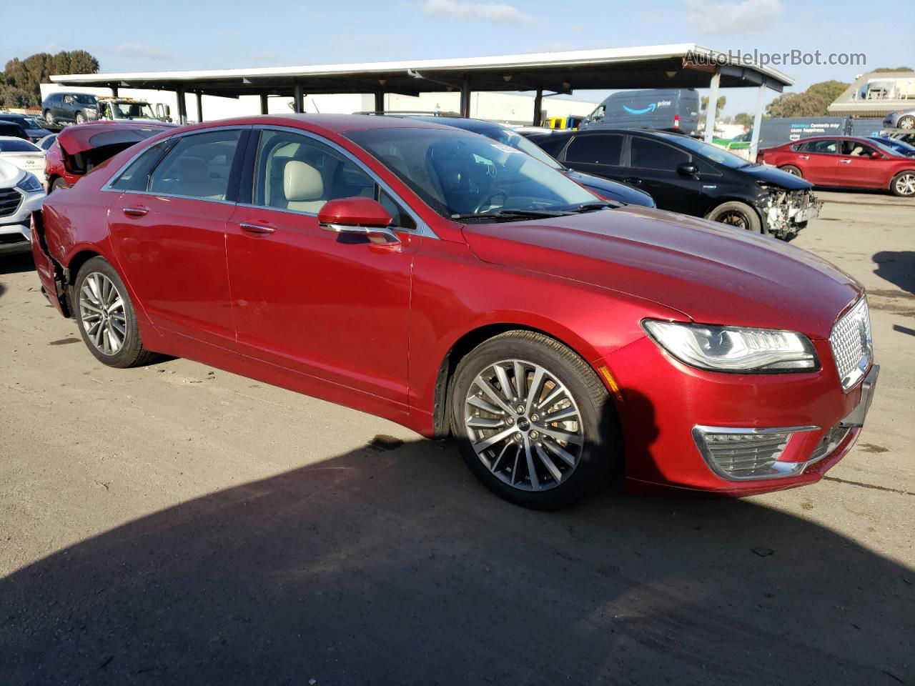 2017 Lincoln Mkz Hybrid Premiere Red vin: 3LN6L5KU9HR613899