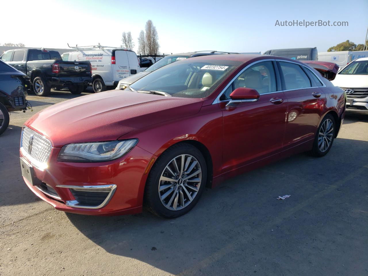 2017 Lincoln Mkz Hybrid Premiere Red vin: 3LN6L5KU9HR613899