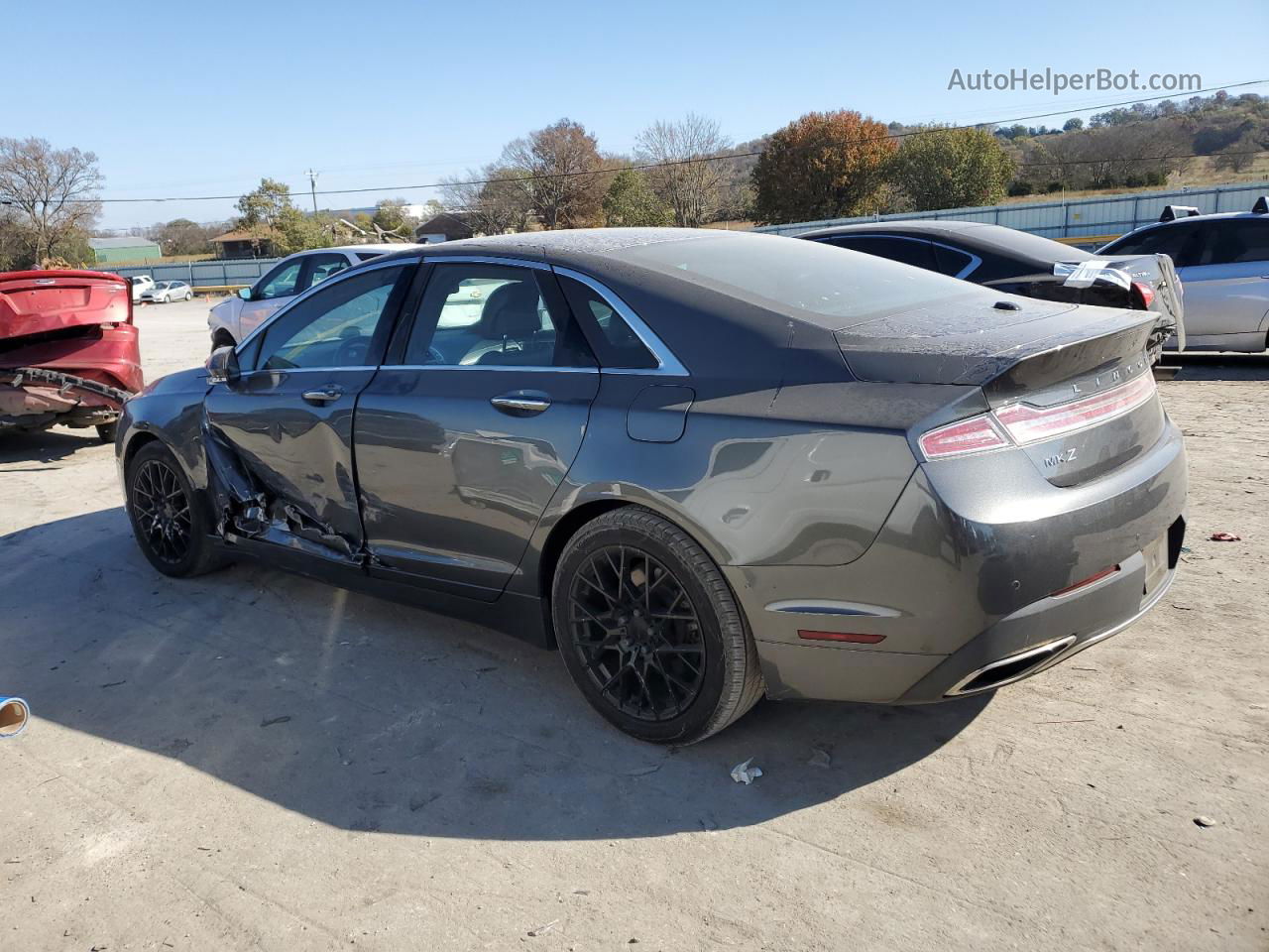 2017 Lincoln Mkz Hybrid Premiere Gray vin: 3LN6L5KUXHR644448