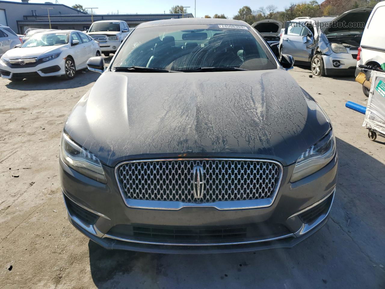 2017 Lincoln Mkz Hybrid Premiere Gray vin: 3LN6L5KUXHR644448