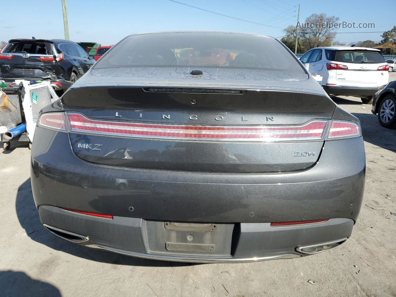 2017 Lincoln Mkz Hybrid Premiere Gray vin: 3LN6L5KUXHR644448