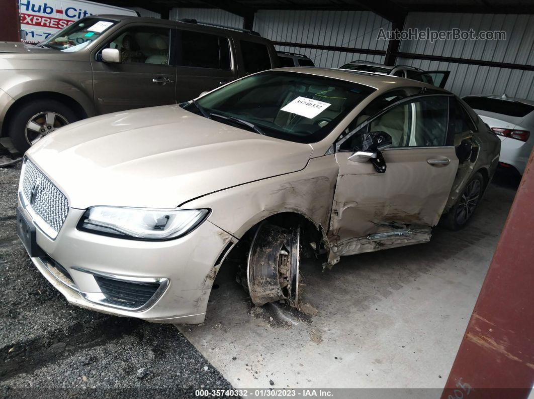 2017 Lincoln Mkz Hybrid Select Золотой vin: 3LN6L5LU2HR602127