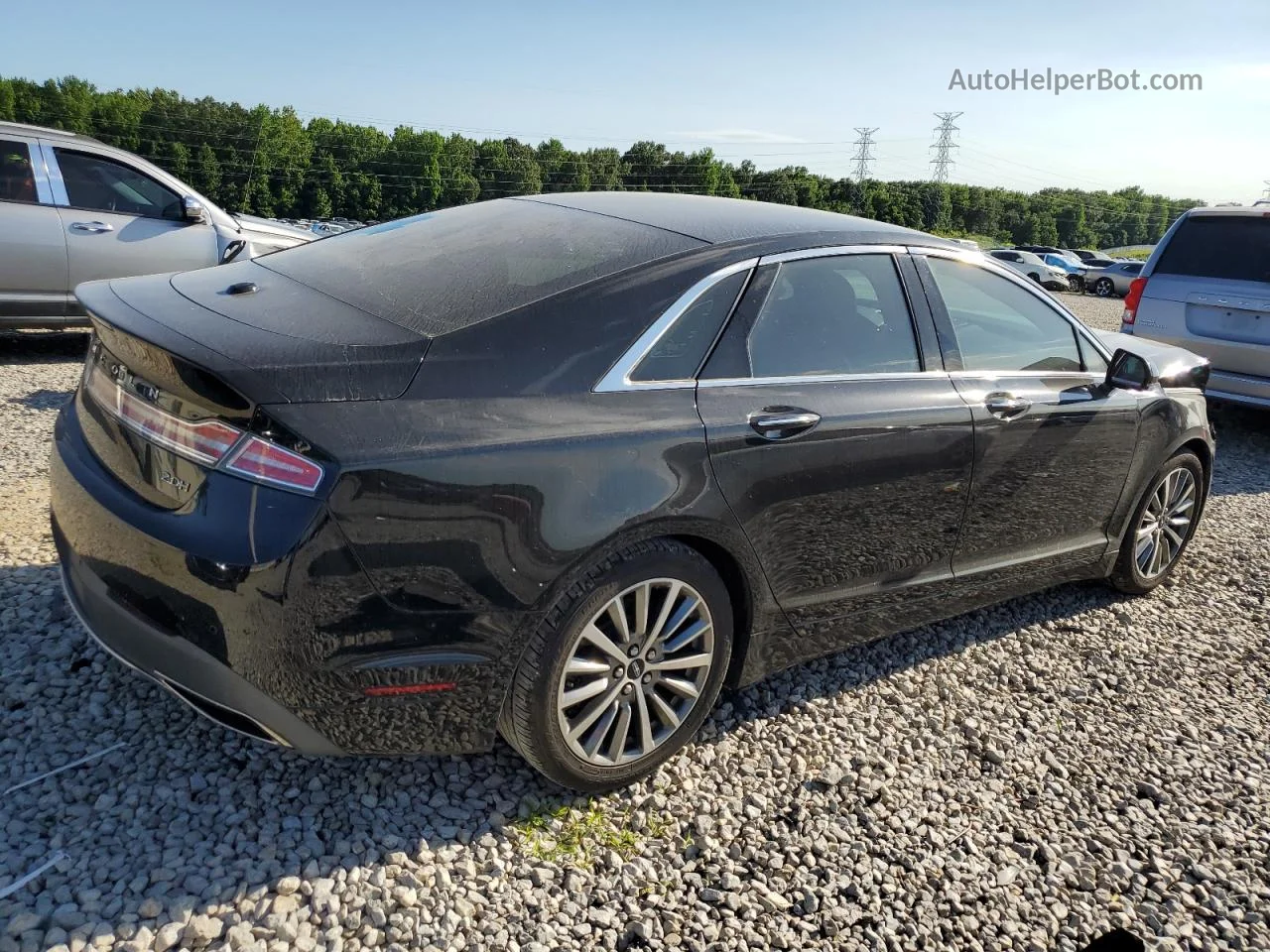 2017 Lincoln Mkz Hybrid Select Черный vin: 3LN6L5LU2HR624032