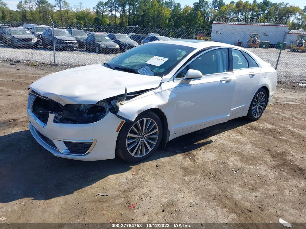 2017 Lincoln Mkz Hybrid Select White vin: 3LN6L5LU2HR637556