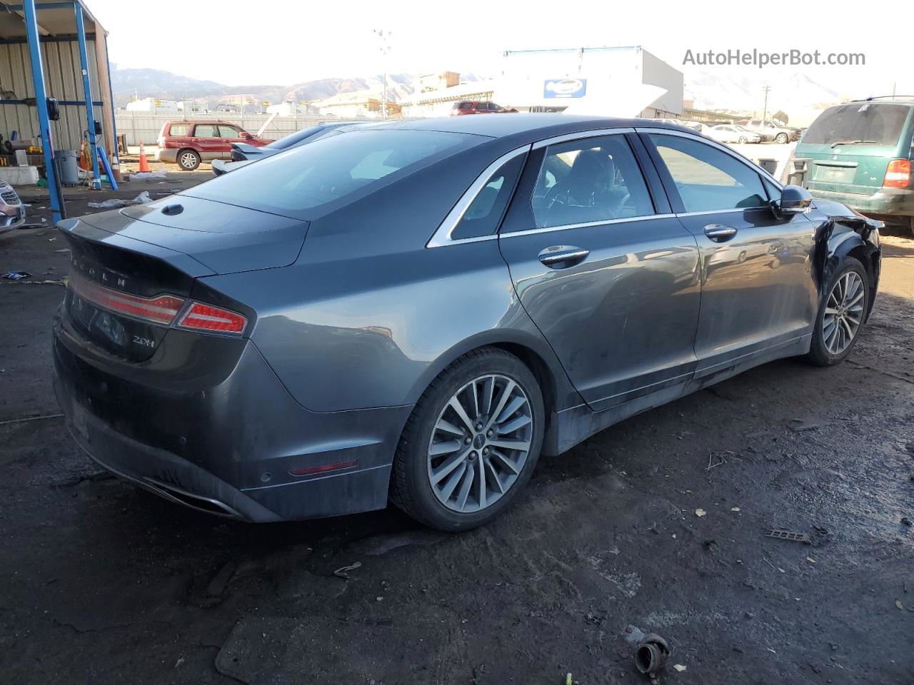 2017 Lincoln Mkz Hybrid Select Угольный vin: 3LN6L5LU2HR648492