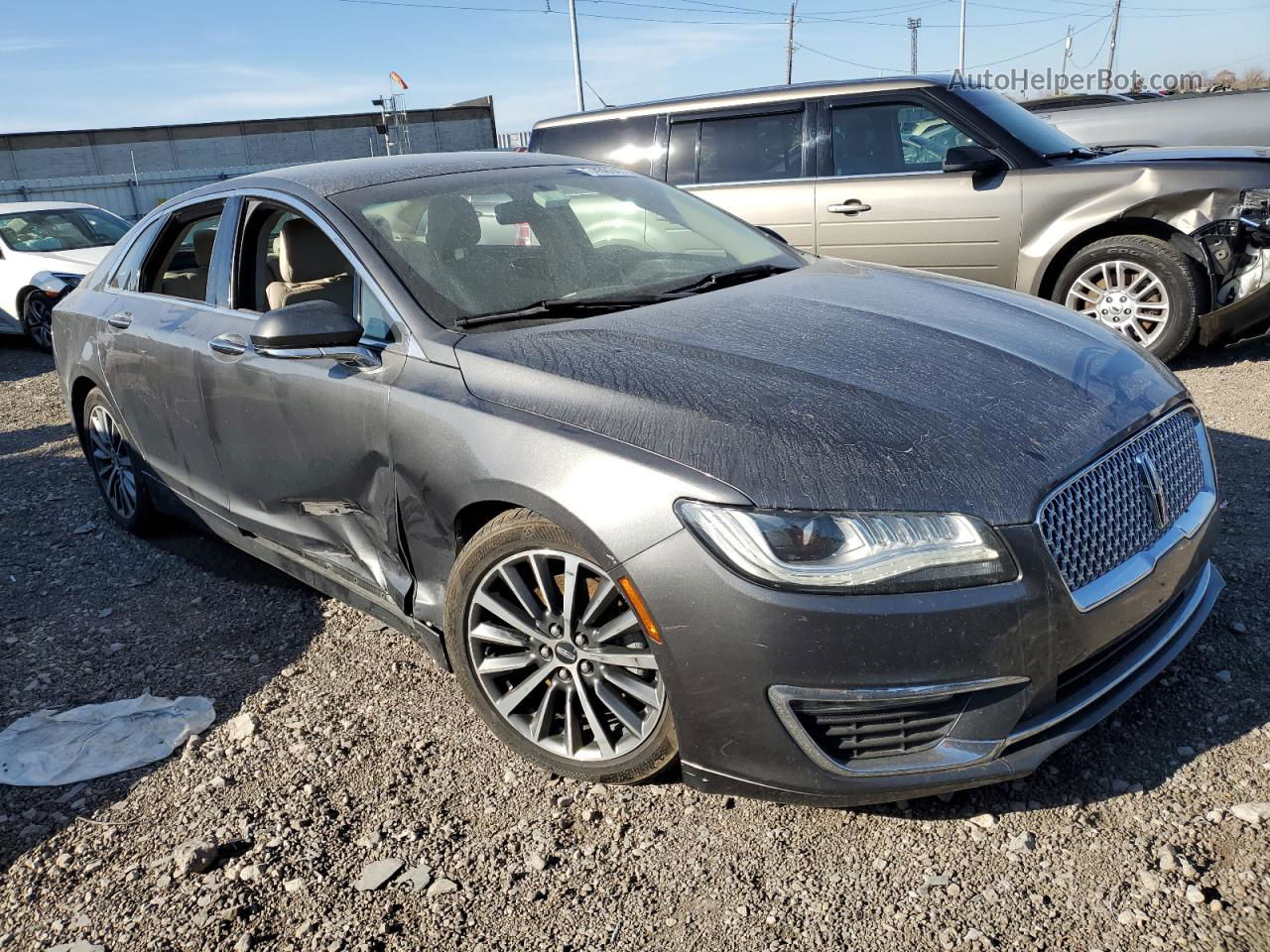 2017 Lincoln Mkz Hybrid Select Gray vin: 3LN6L5LU2HR650548