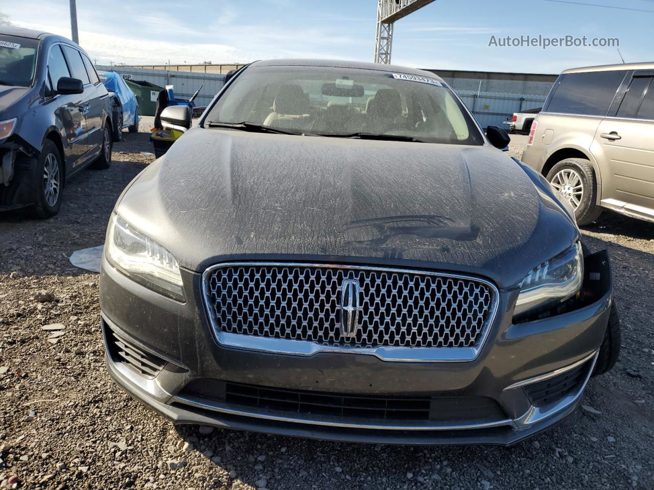 2017 Lincoln Mkz Hybrid Select Gray vin: 3LN6L5LU2HR650548