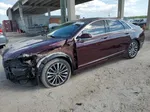 2017 Lincoln Mkz Hybrid Select Maroon vin: 3LN6L5LU4HR633847