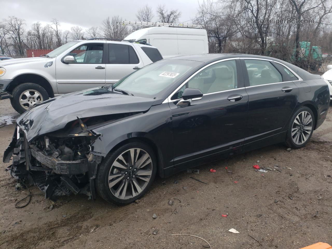 2017 Lincoln Mkz Hybrid Select Черный vin: 3LN6L5LU4HR655167