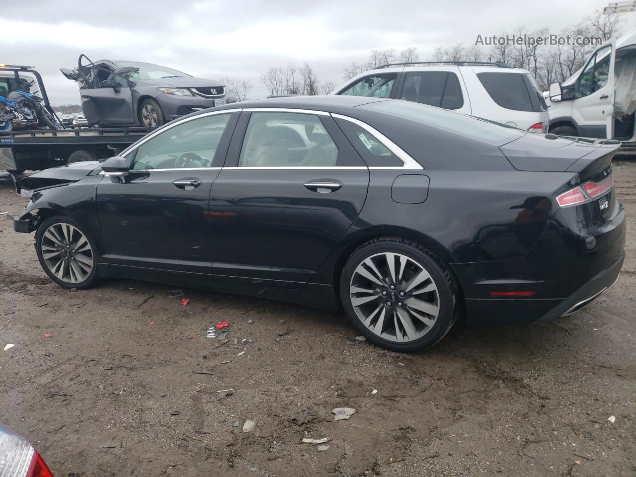 2017 Lincoln Mkz Hybrid Select Черный vin: 3LN6L5LU4HR655167