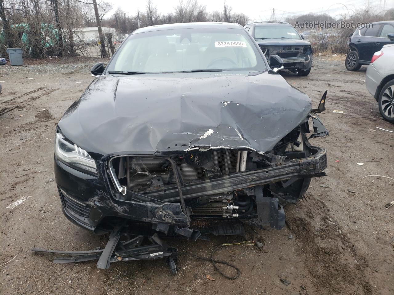 2017 Lincoln Mkz Hybrid Select Black vin: 3LN6L5LU4HR655167