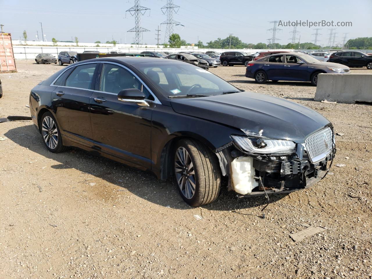 2017 Lincoln Mkz Hybrid Select Black vin: 3LN6L5LU6HR613504