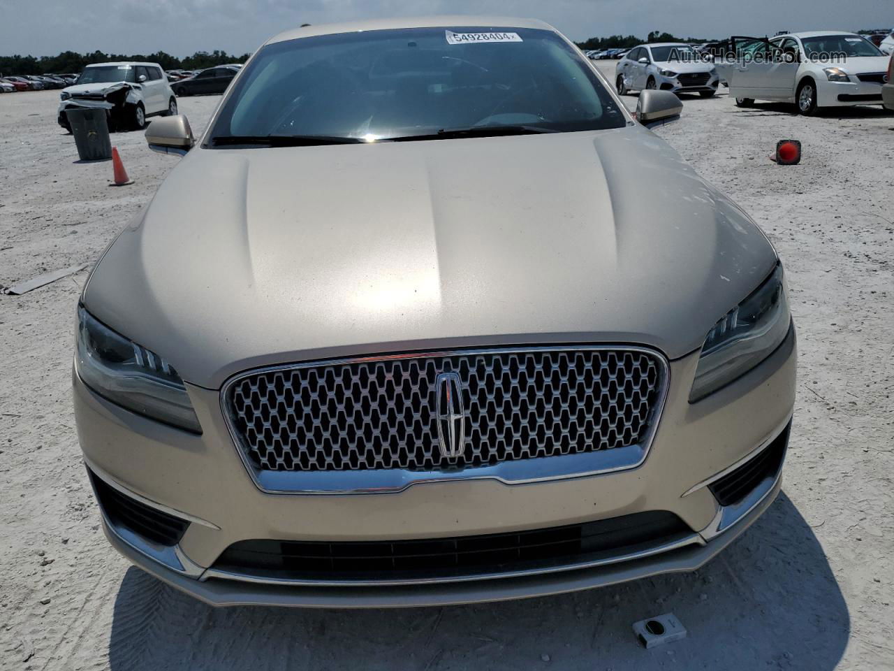 2017 Lincoln Mkz Hybrid Select Желто-коричневый vin: 3LN6L5LU6HR636281