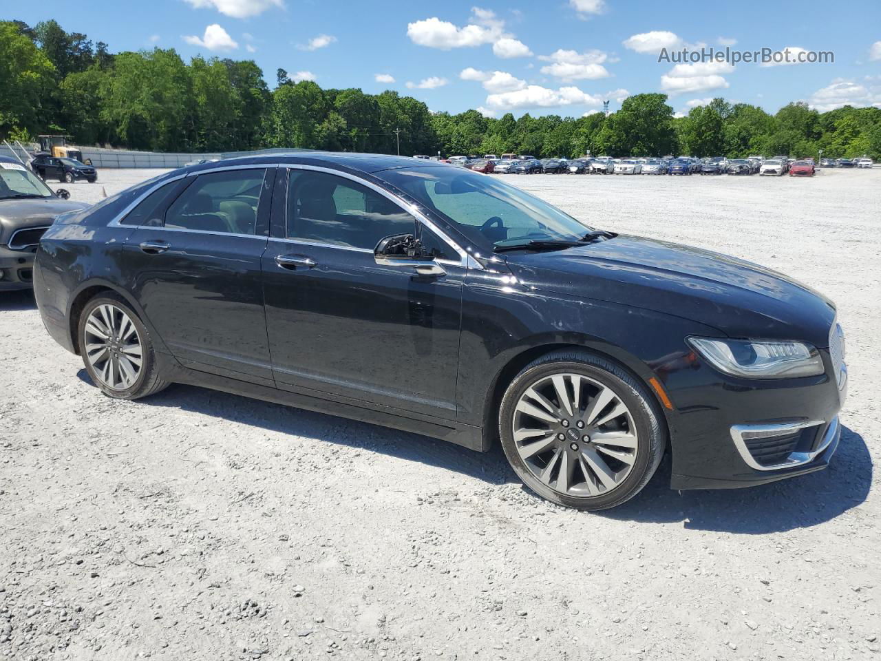 2017 Lincoln Mkz Hybrid Select Черный vin: 3LN6L5LU6HR655168