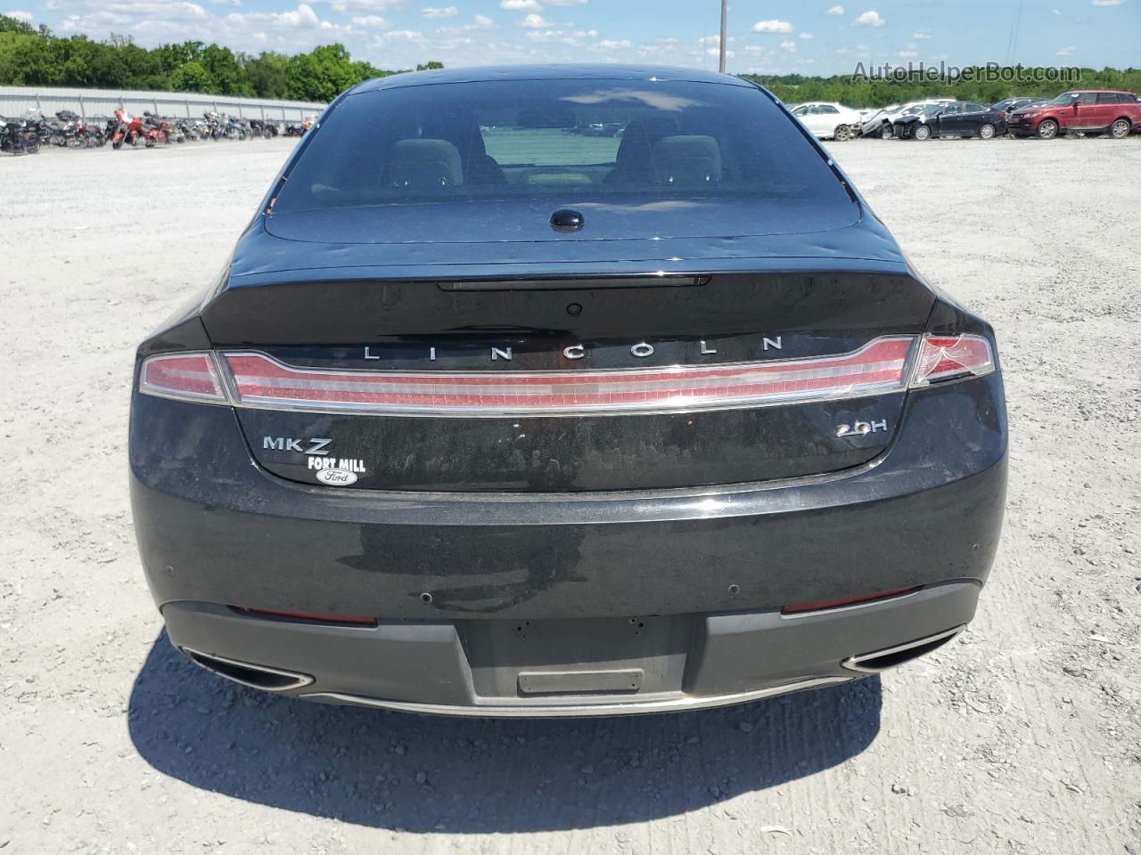 2017 Lincoln Mkz Hybrid Select Black vin: 3LN6L5LU6HR655168