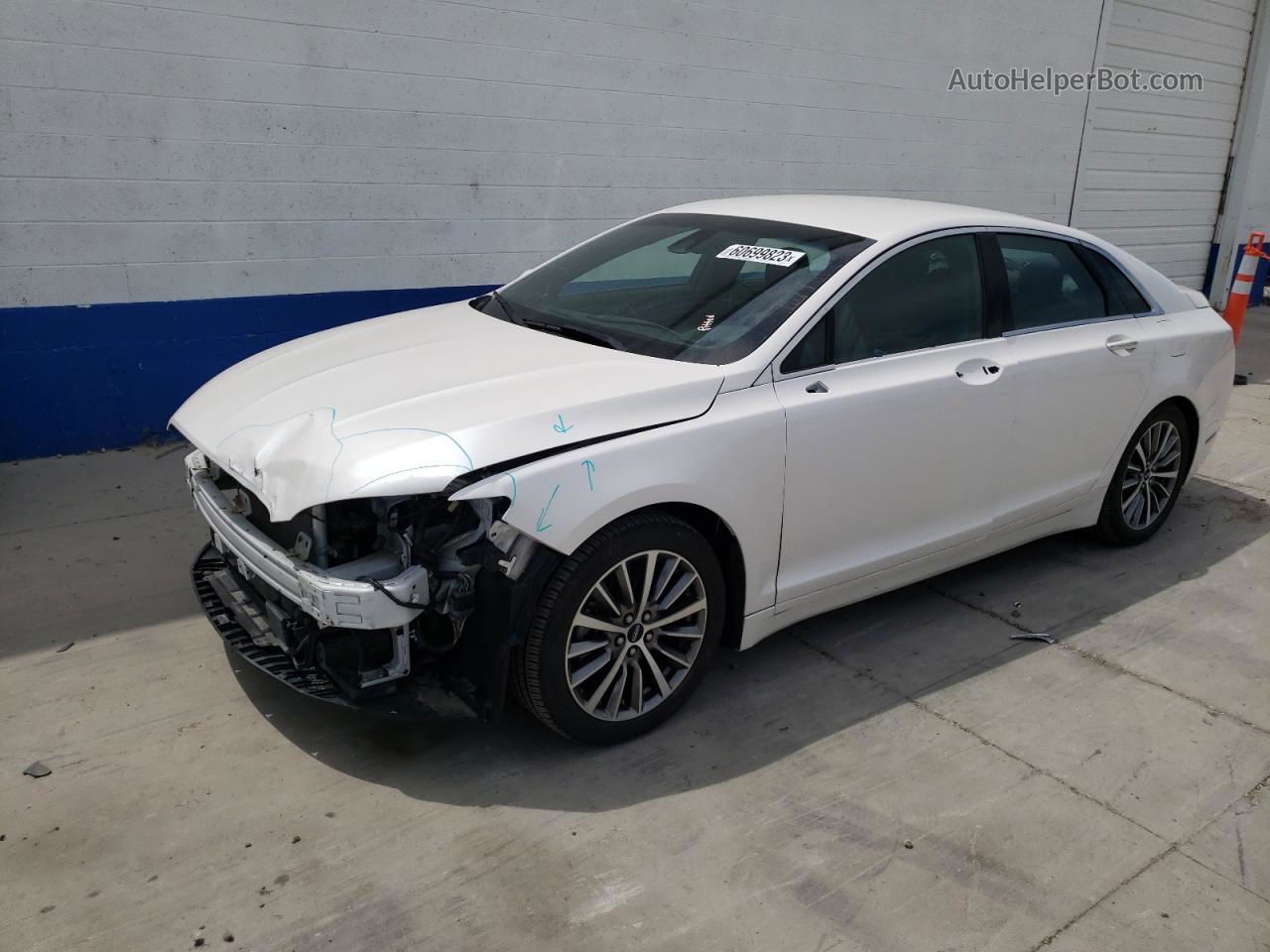 2017 Lincoln Mkz Hybrid Select White vin: 3LN6L5LU8HR611818