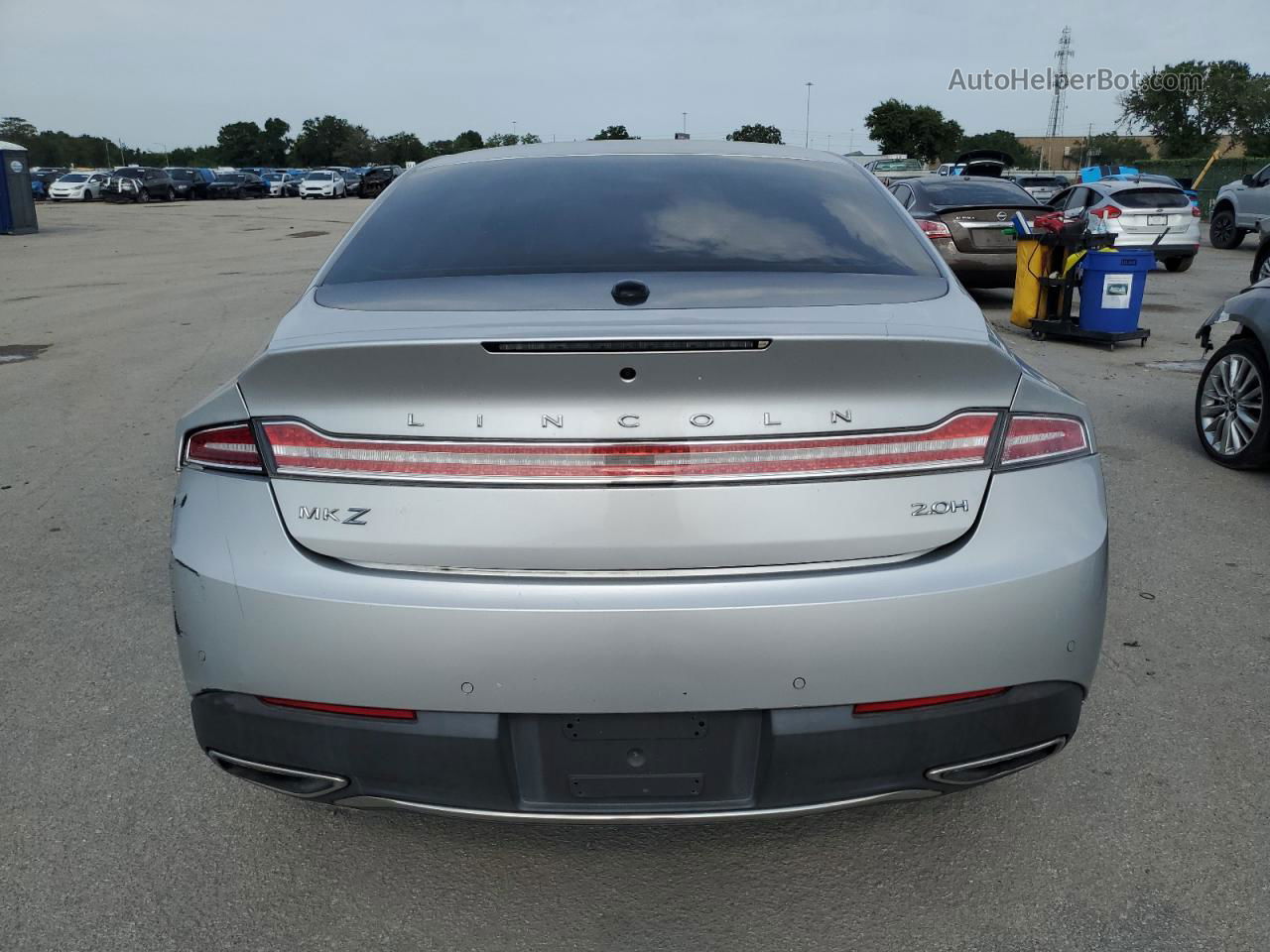 2017 Lincoln Mkz Hybrid Select Серебряный vin: 3LN6L5LU9HR614758