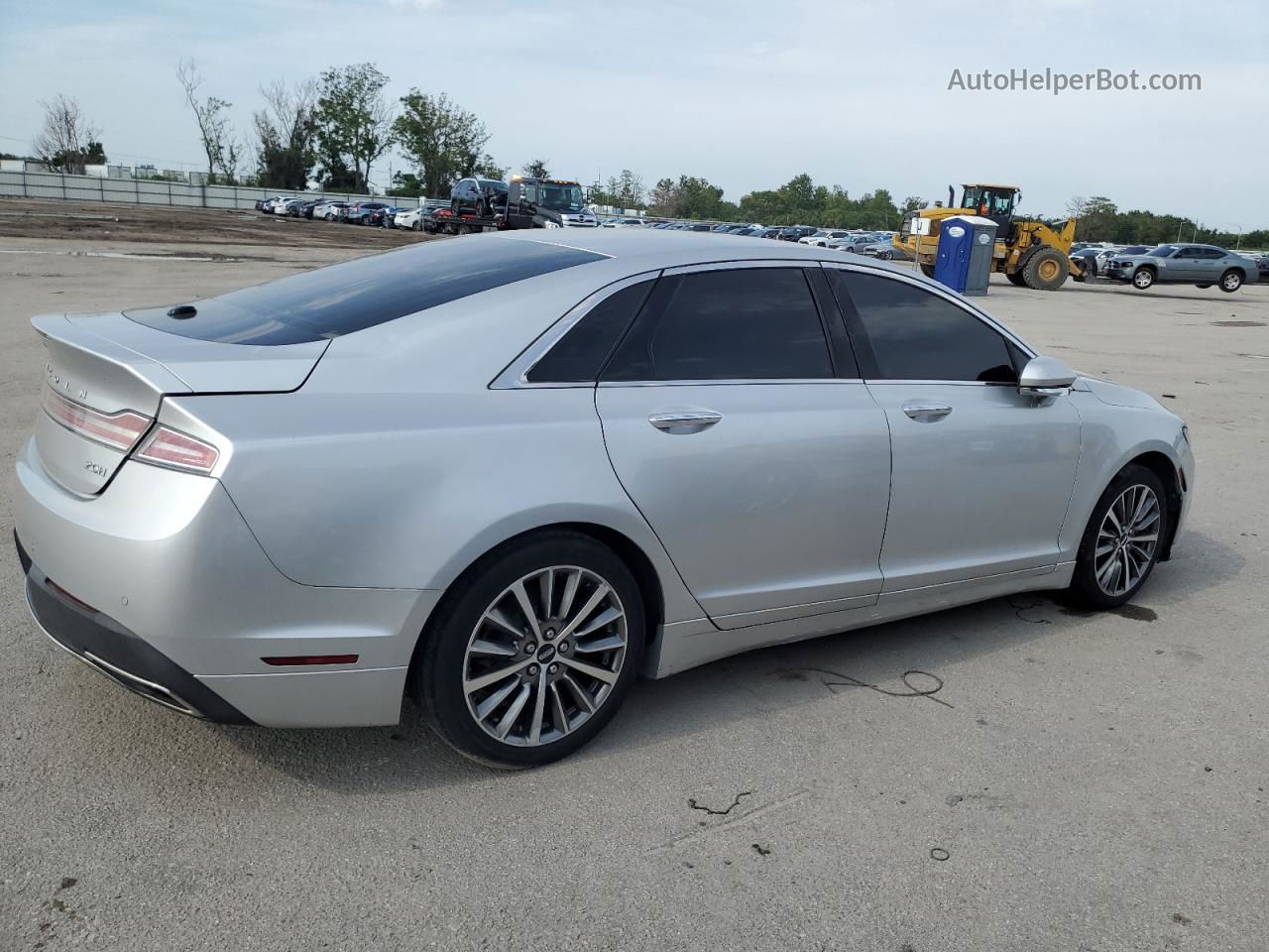 2017 Lincoln Mkz Hybrid Select Silver vin: 3LN6L5LU9HR614758