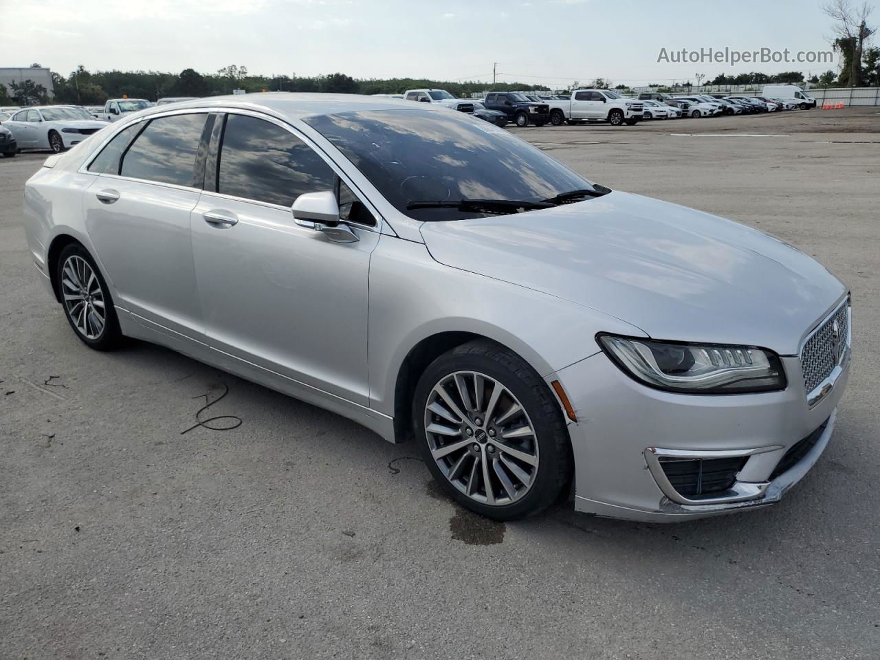 2017 Lincoln Mkz Hybrid Select Серебряный vin: 3LN6L5LU9HR614758