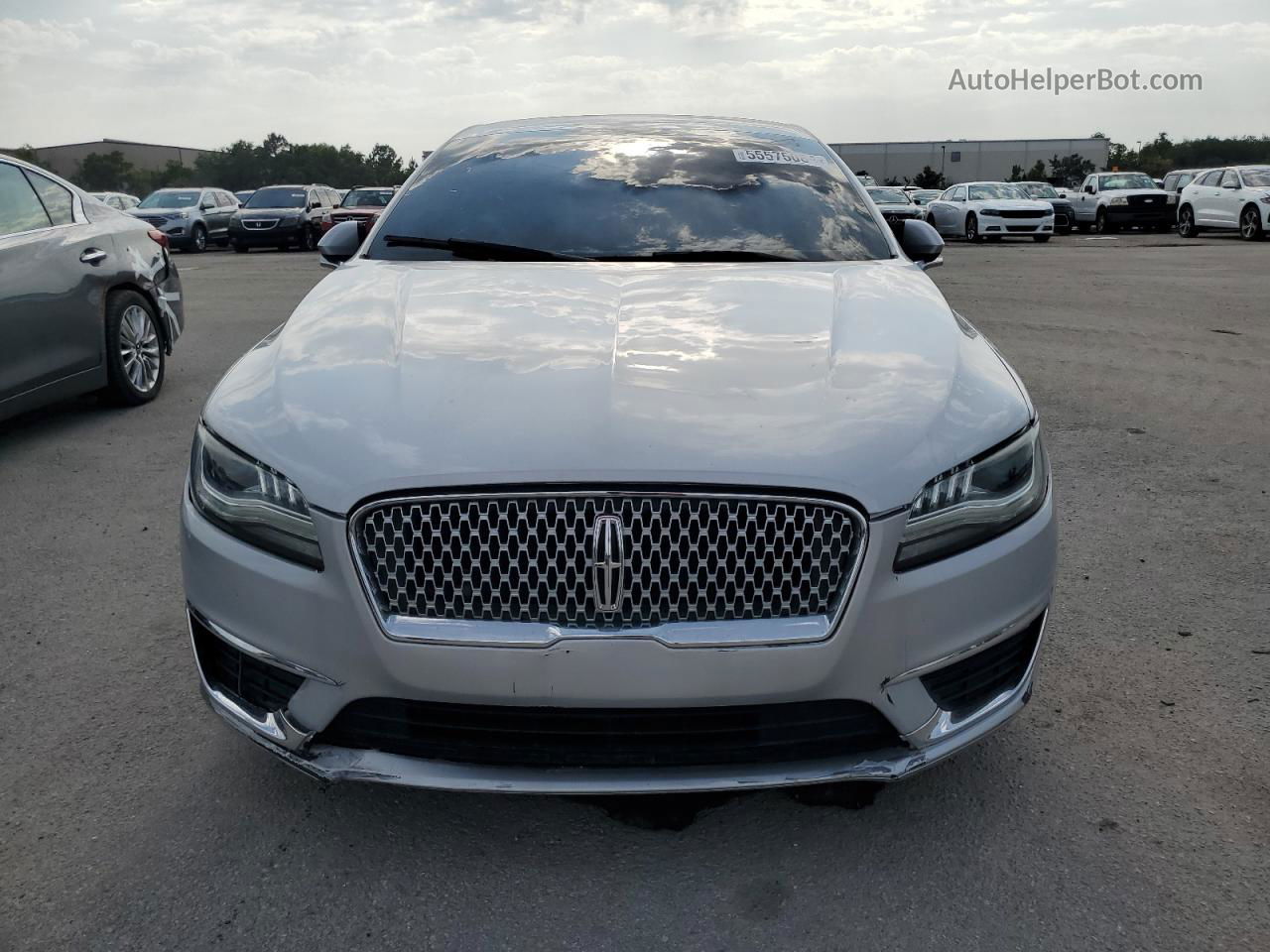 2017 Lincoln Mkz Hybrid Select Серебряный vin: 3LN6L5LU9HR614758