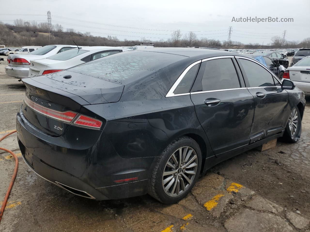 2017 Lincoln Mkz Hybrid Select Black vin: 3LN6L5LUXHR623775