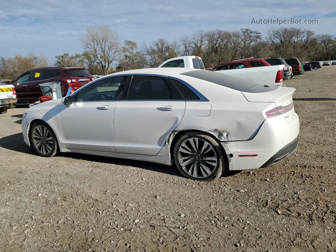 2017 Lincoln Mkz Hybrid Reserve White vin: 3LN6L5MU0HR613996