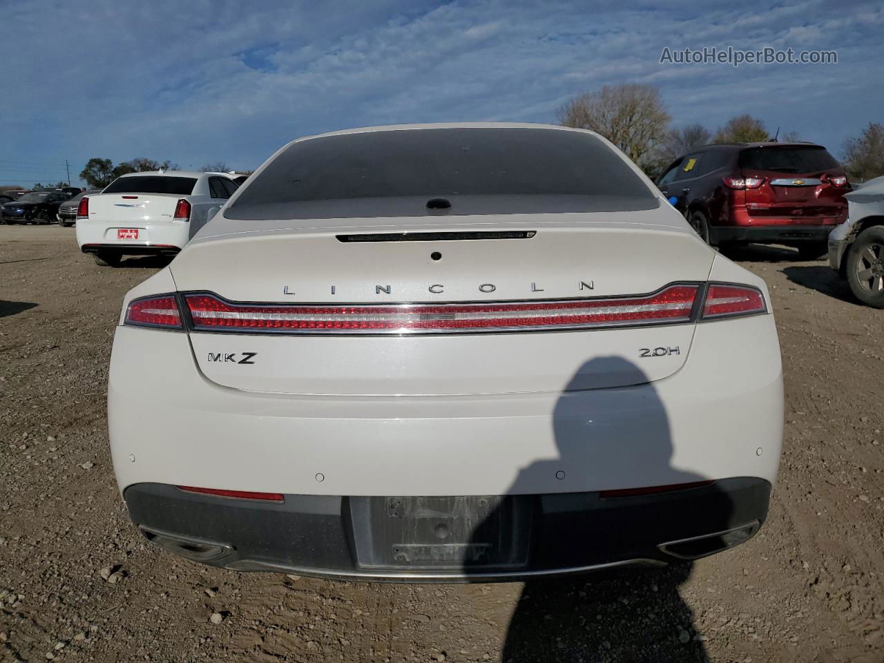 2017 Lincoln Mkz Hybrid Reserve White vin: 3LN6L5MU0HR613996