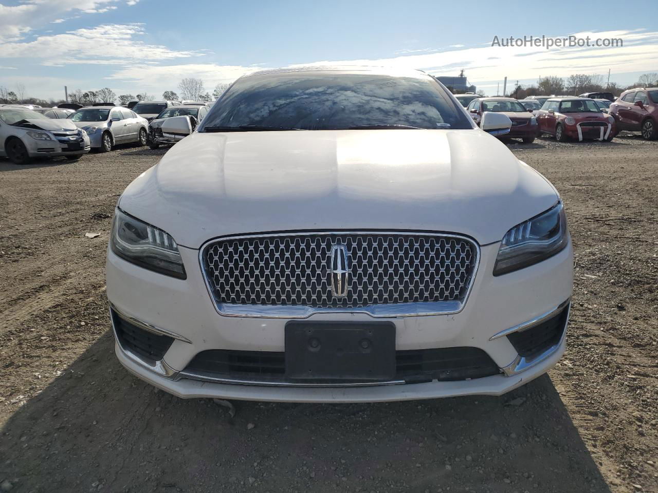 2017 Lincoln Mkz Hybrid Reserve White vin: 3LN6L5MU0HR613996