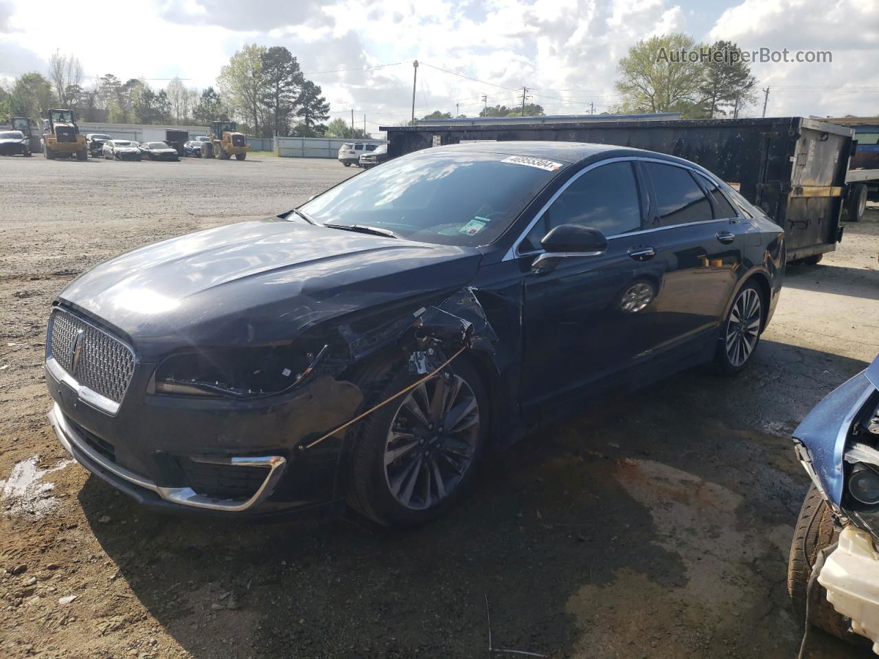 2017 Lincoln Mkz Hybrid Reserve Черный vin: 3LN6L5MU0HR650868