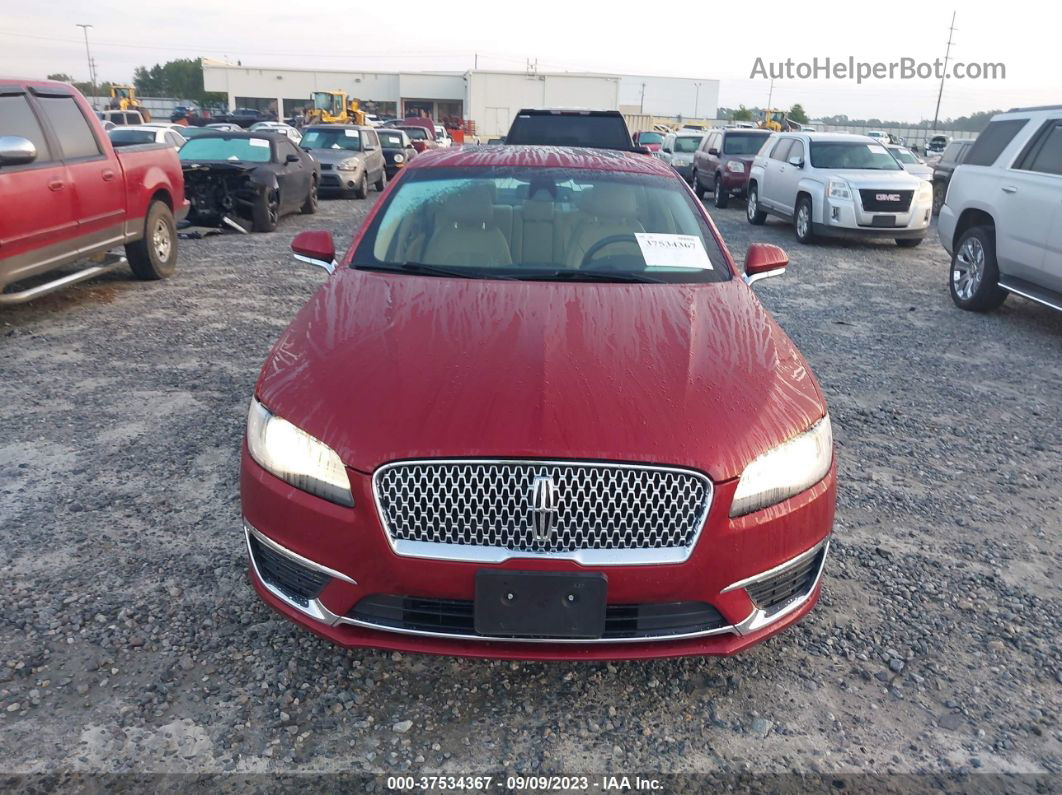 2017 Lincoln Mkz Hybrid Reserve Red vin: 3LN6L5MU0HR663474