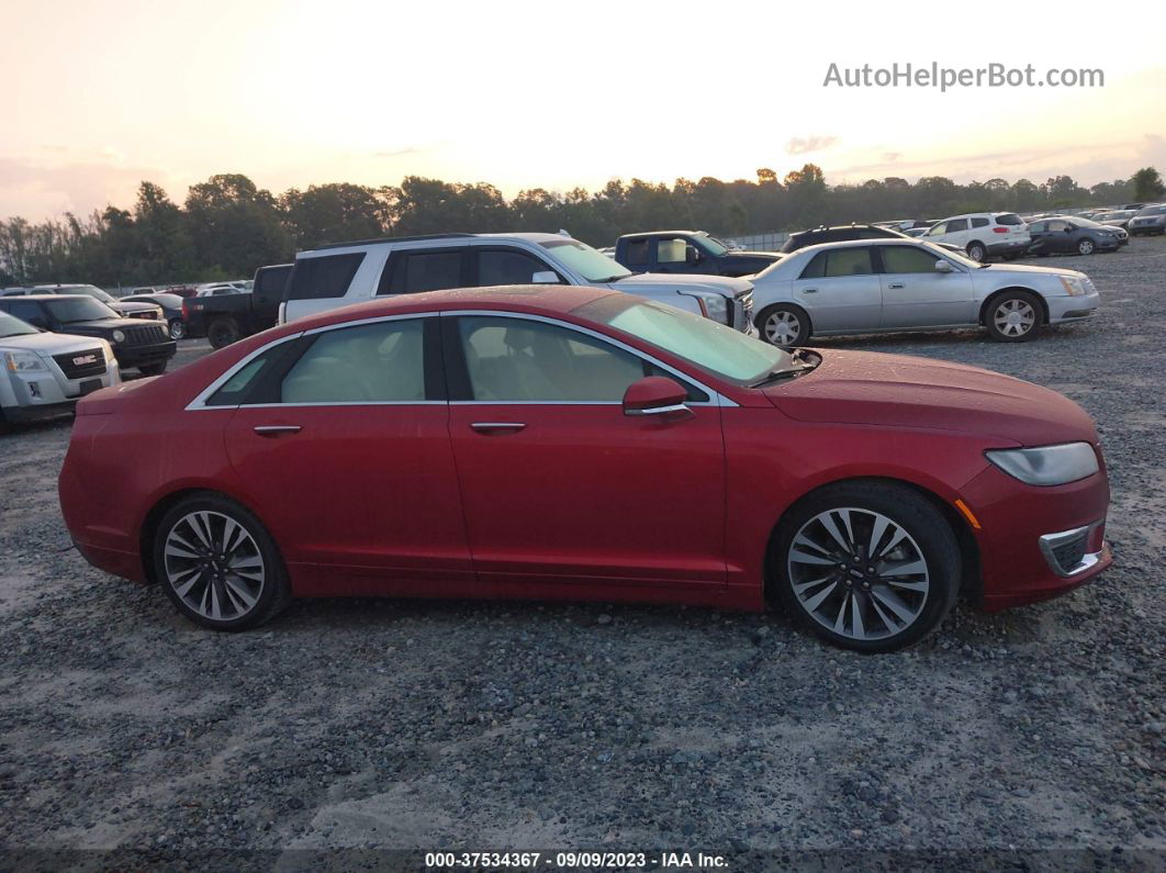 2017 Lincoln Mkz Hybrid Reserve Red vin: 3LN6L5MU0HR663474