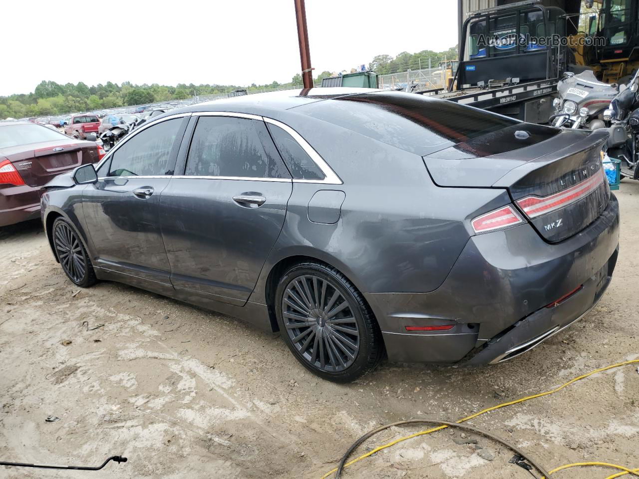 2017 Lincoln Mkz Hybrid Reserve Gray vin: 3LN6L5MU1HR660714