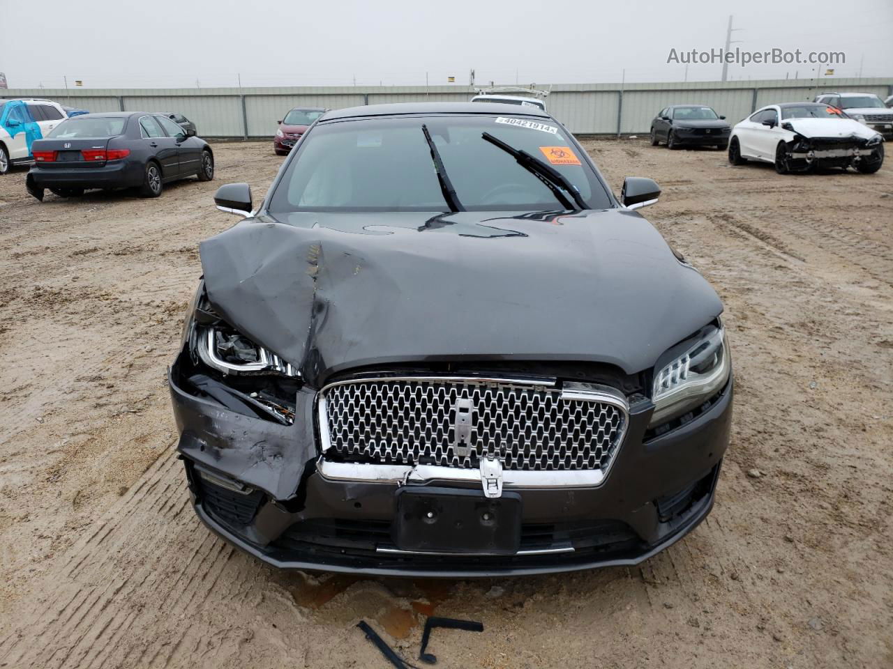 2017 Lincoln Mkz Hybrid Reserve Gray vin: 3LN6L5MU2HR609870