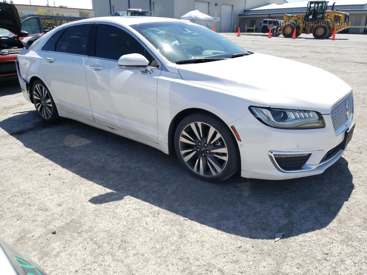 2017 Lincoln Mkz Hybrid Reserve White vin: 3LN6L5MU2HR642500