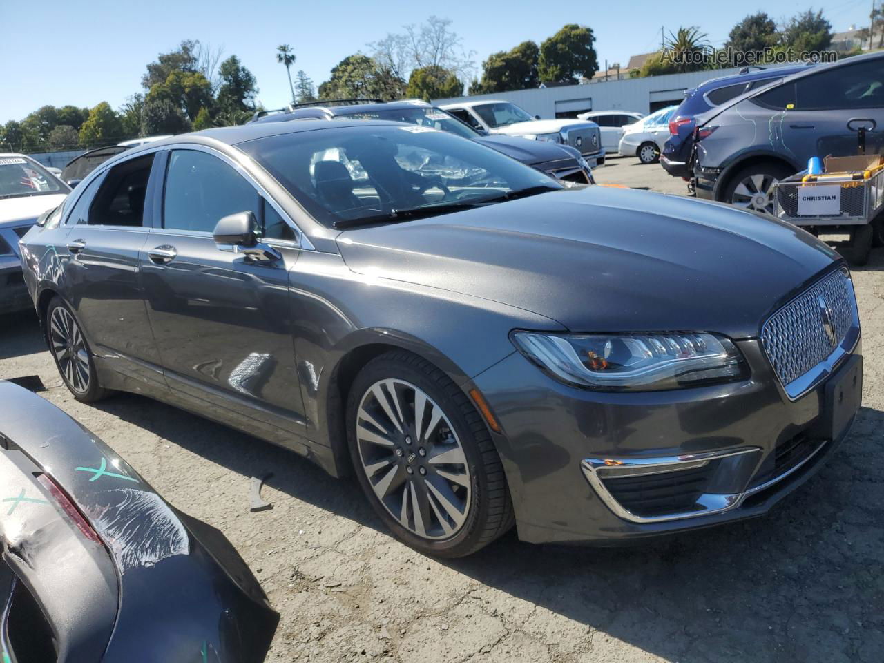 2017 Lincoln Mkz Hybrid Reserve Black vin: 3LN6L5MU4HR650856