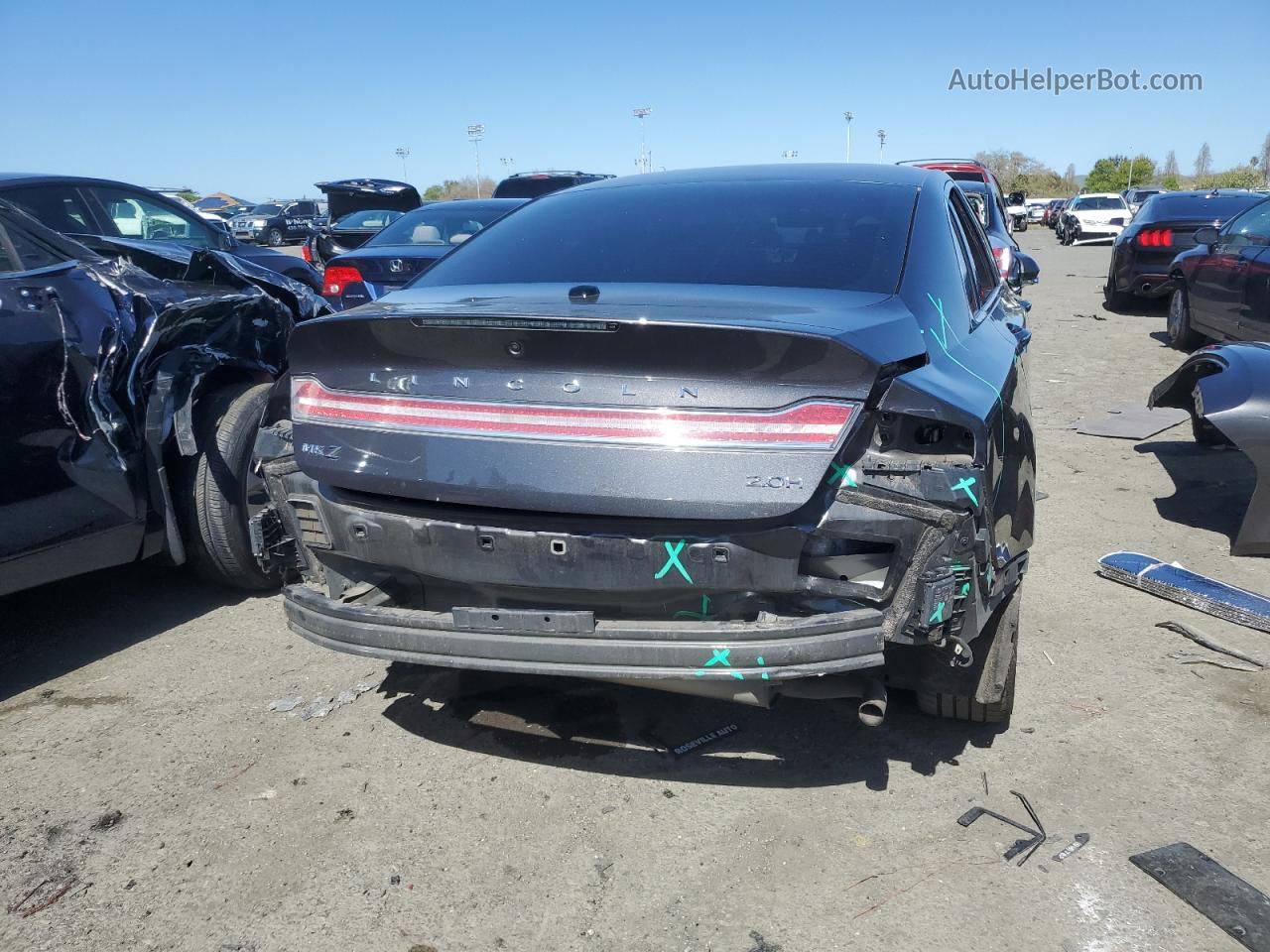 2017 Lincoln Mkz Hybrid Reserve Black vin: 3LN6L5MU4HR650856